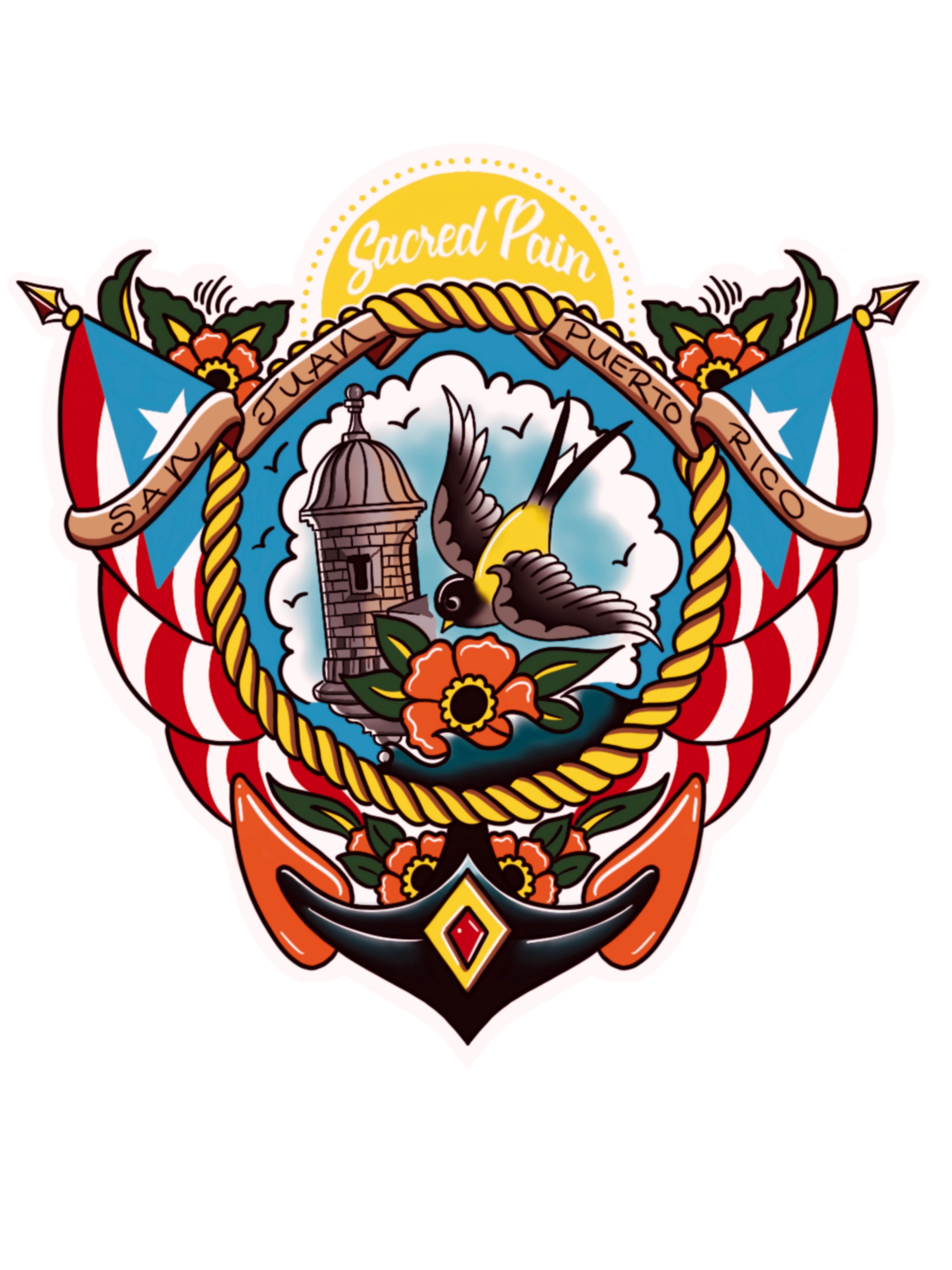 Sacred Pain Tattoo logo